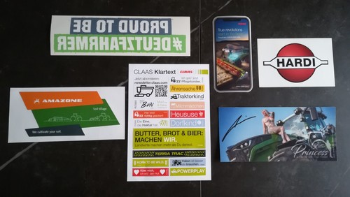 Lot autocollants carte - lot, et