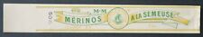 Ancienne étiquette LAINE MERINOS A LA SEMEUSE pour tricot wool old label