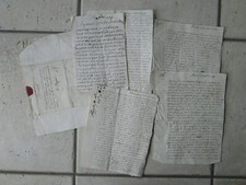 7 letters written from Rouen, Bayeux, 1721/1731. Harvests, ciders, horses.