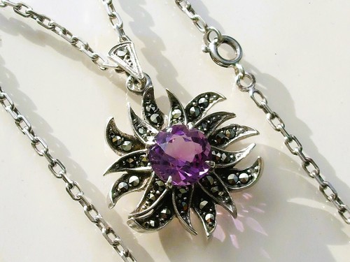 Beau pendentif ancien fleur - ancien,