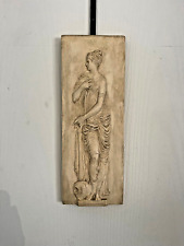 Ancien Mural Bas Relief Nymphe