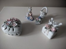 Lot de 4 objets de décoration