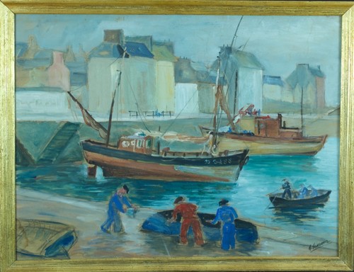 Tableau moderne marine - moderne,