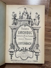 OFFENBACH Jacques, Madame l’