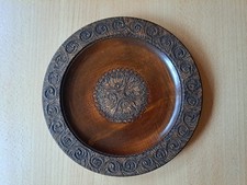 Assiette en bois décoration