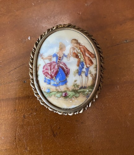 Broche porcelaine - broche,