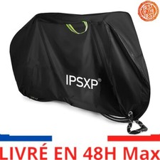 IPSXP Housse Vélo,Tissu Oxford 210D Epais Noir Bache Velo Exterieur(208×112×76cm