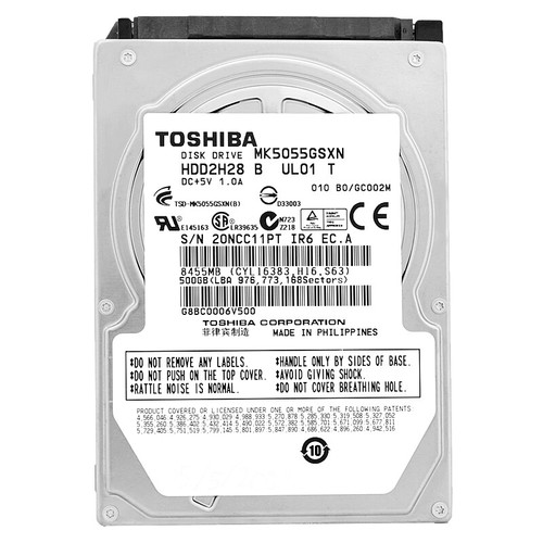 Disque dur toshiba 500gb - dur,