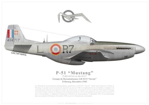 Print 51d mustang - mustang,, gr