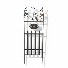 Treillage fer jardin avec