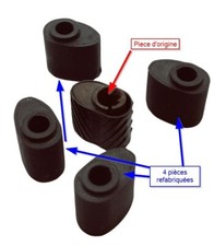 4 glissières de toit ouvrant