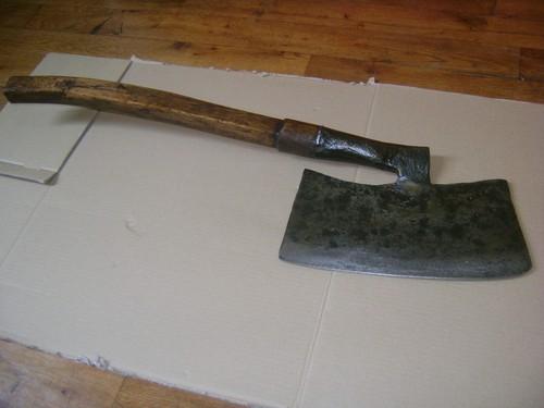 Ancien doloir hache - doloir,, à