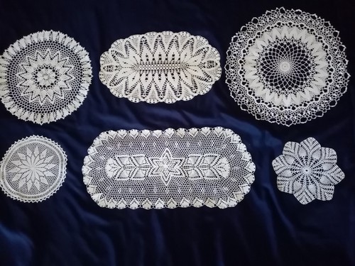Lot napperons crochet - lot, 6