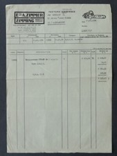 Invoice ZIMMER ZIMMING MOSELLE CHAINSAW illustrated header 125