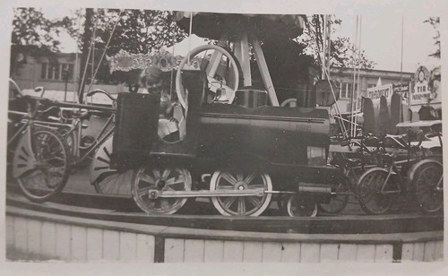 Manège locomotive 1930 - manège, 1930's