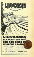 GERARDMER (88) LINVOSGES / SMALL ADVERTISEMENT 1938