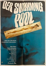 Romy Schneider LA PISCINE / THE SWIMMING POOL original 1 sheet movie poster 1970