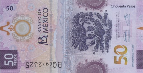 Mexique pesos teocalli de - teocalli,
