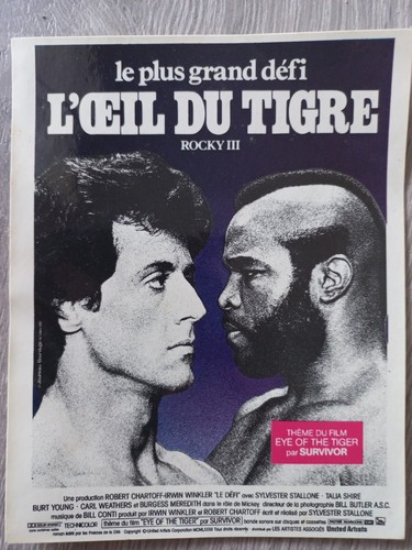 Rocky iii tiger eye sticker - eye,