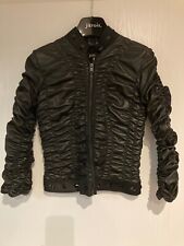Jitrois Leather Jacket black UK 8