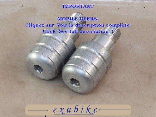 Embouts guidon aluminium - guidon,