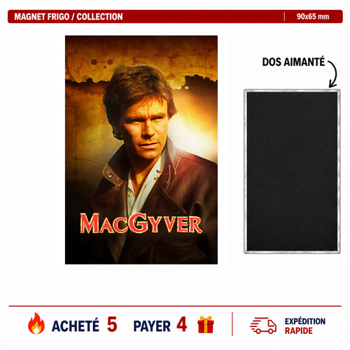 Magnet frigo macgyver série - magnet,
