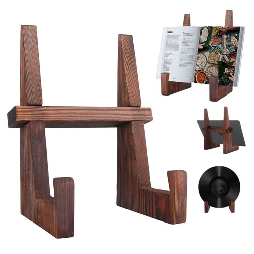Support assiettes bois en - support,