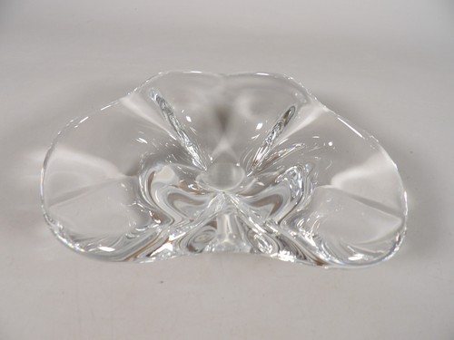 Cendrier cristal signé - en,
