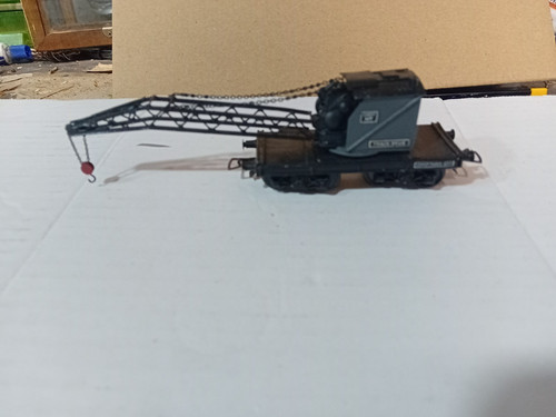 Maquette wagon grue echelle - maquette,