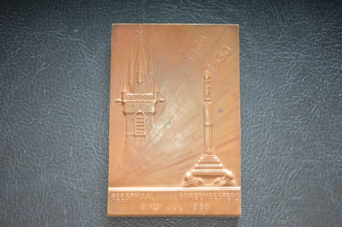 Belgique plaque fete - plaque, du