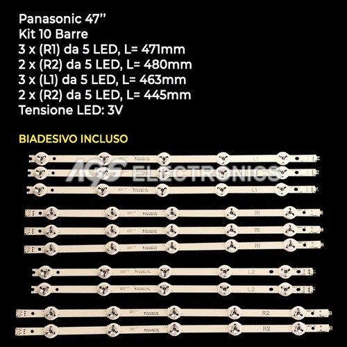 Kit barres bandes led - kit,