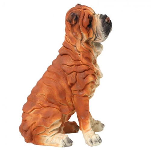 Statue shar peï résine - shar-peï,