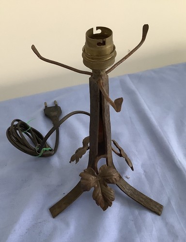 Pied lampe art deco fer - de,