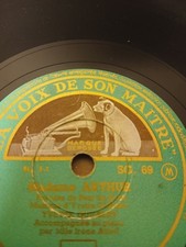 Disque 78t Gramophone Y.guilbert
