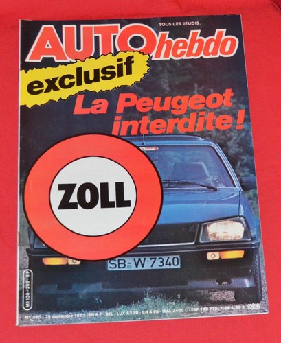Auto hebdo 285 - auto, n°