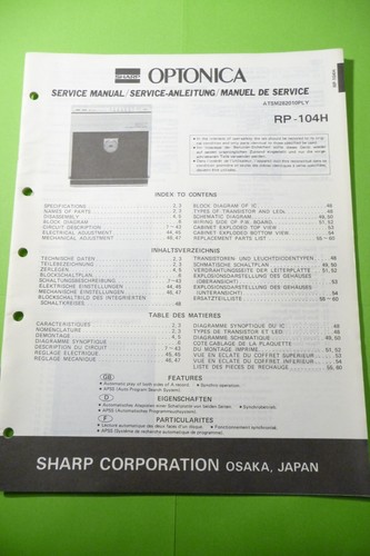 Service manuel instructions - service,