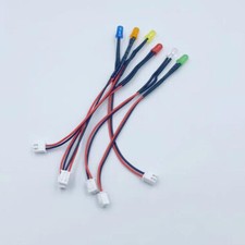 5mm LEDs Bulb Light Emitting Diode 3V-220V Pre-wired 20cm With XH2.54 Connector