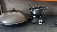 appareil à fondue et wok électrique