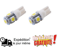 Lot 2 LED T10 6500K 5 LED