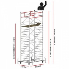 Echafaudage acier galvanisé