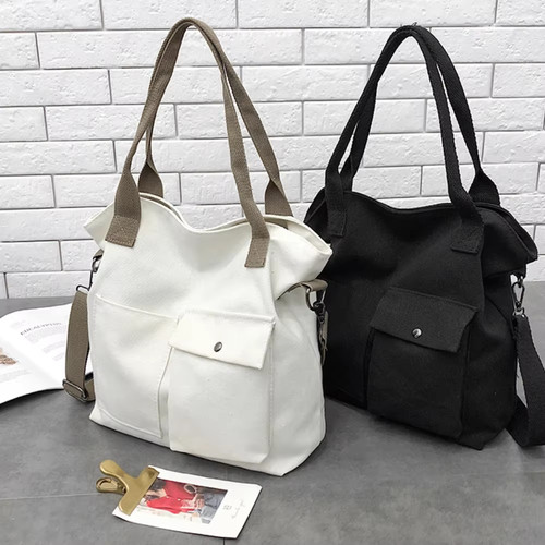 Sac toile solide - sac, noir