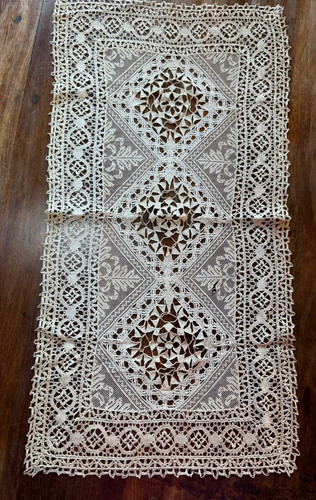 Dentelle ancienne chemin - -, de