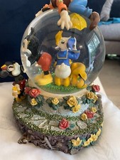 Large Snow Globe Musical Snowball DISNEY Mickey and Friends