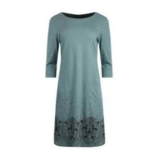 NEW Weird Fish Cortina Organic Jersey Dress - Stone Blue -Was £59.99