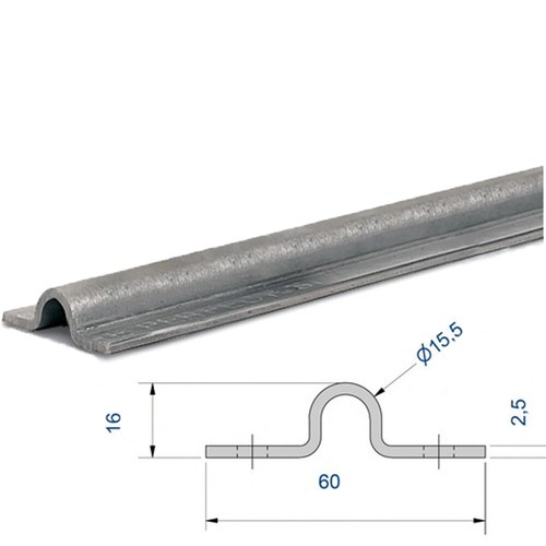 Type plat rail roulement - plat, de
