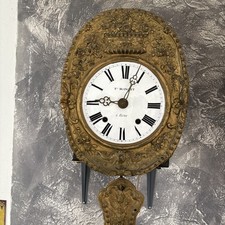 AUTHENTIQUE HORLOGE COMTOISE XIXe ÉTAT D’ORIGINE - CLÉ INCLUSE