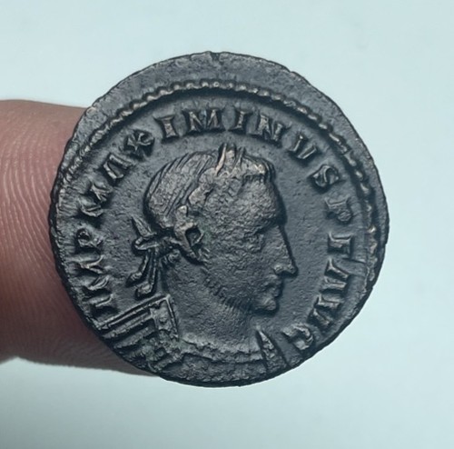 Monnaie romaine maximin - monnaie,