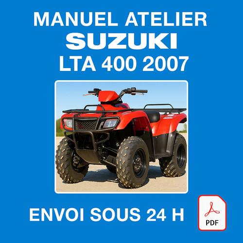 Manuel atelier suzuki - lta, 400