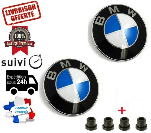 Logo bmw 82mm capot - 82mm,