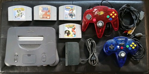 Nintendo n64 gray - nintendo,